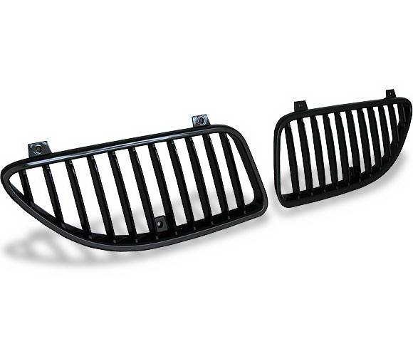 4CarOption - Pontiac Grand Am 4CarOption Front Hood Grille - GRZV-GRAM9903-BK