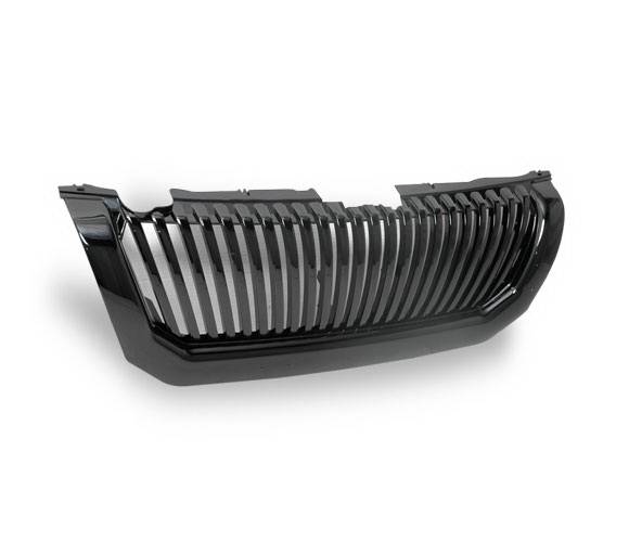 4CarOption - Mitsubishi Montero 4CarOption Front Hood Grille - GRZV-MTRS0004-BK