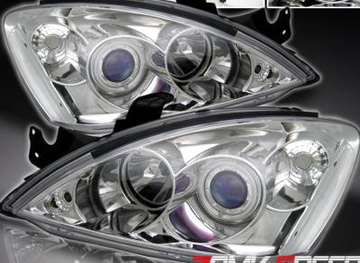 Custom - Chrome Clear Halo Pro Headlights