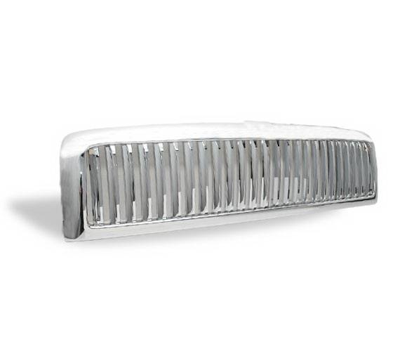 4CarOption - Dodge Ram 4CarOption Front Hood Grille - GRZV-RAM9401-CM