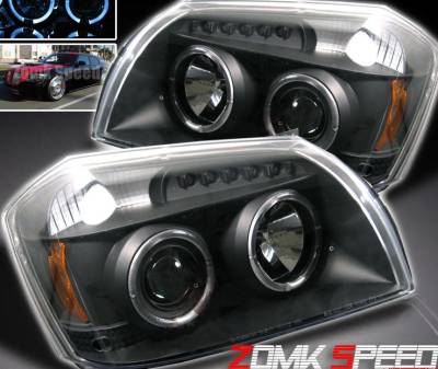 Custom - JDM Black Halo LED Headlights