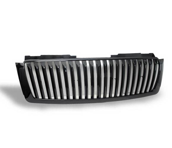 4CarOption - Chevrolet Tahoe 4CarOption Front Hood Grille - GRZV-THO0708-BK