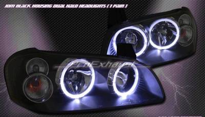 Custom - JDM Black Dual Halo Headlights