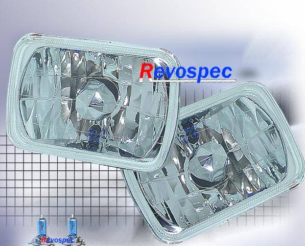 Custom - Square Diamond Cut Headlights