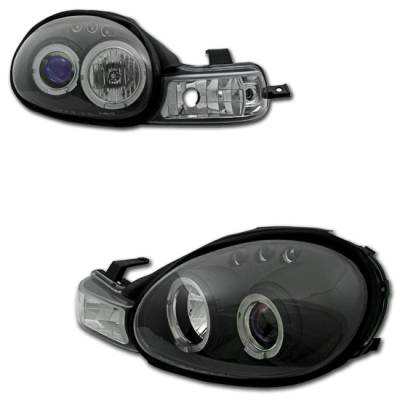 Custom - Black Halo LED Headlights