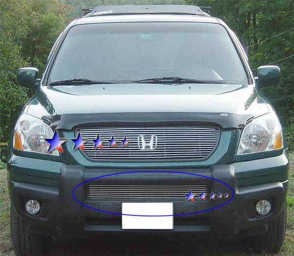 APS - Honda Pilot APS Billet Grille - Bumper - Aluminum - H67106A