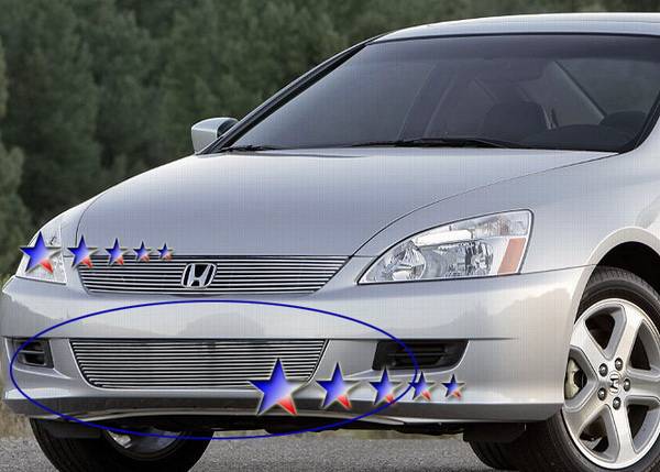 APS - Honda Accord 2DR APS Billet Grille - Bumper - Stainless Steel - H67134S