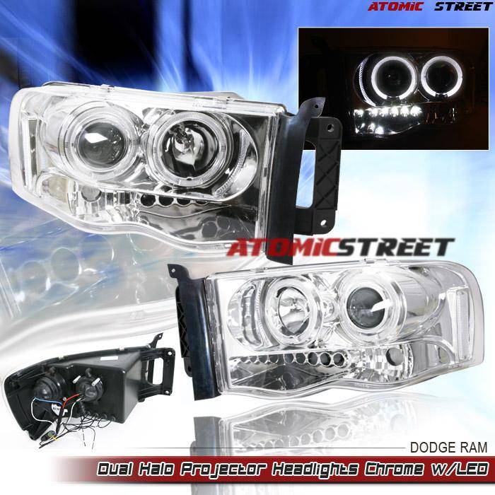 Custom - Chrome Clear Halo LED Pro Headlights