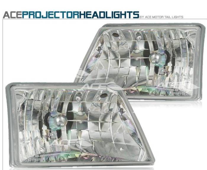 Custom - Diamond Crystal Headlights