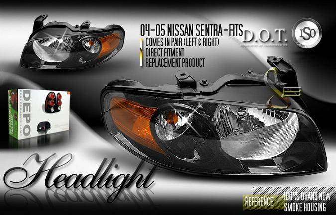 Custom - JDM Black Headlights