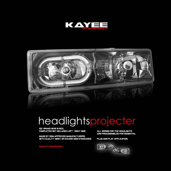 Custom - JDM Black Pro Headlights