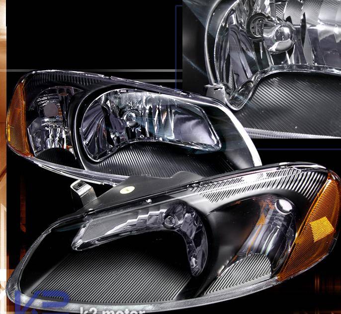 Custom - Euro Black Headlights