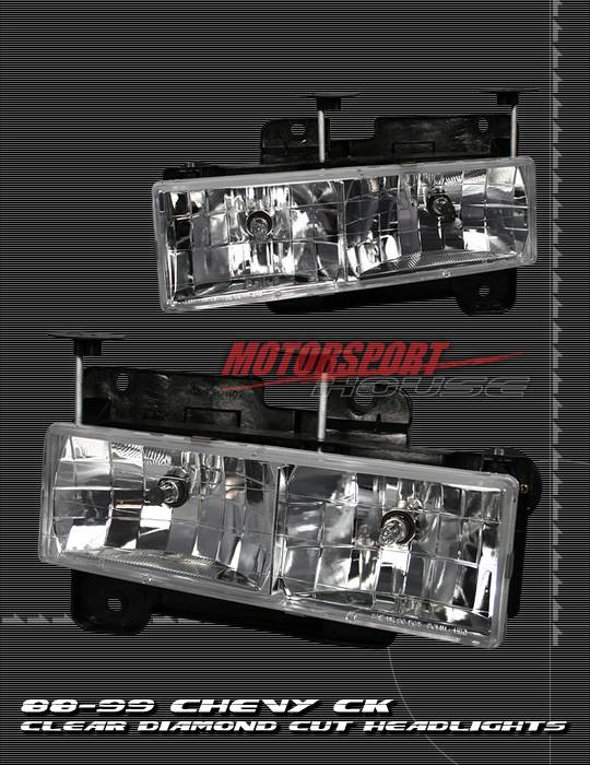 Custom - Clear Diamond Headlights
