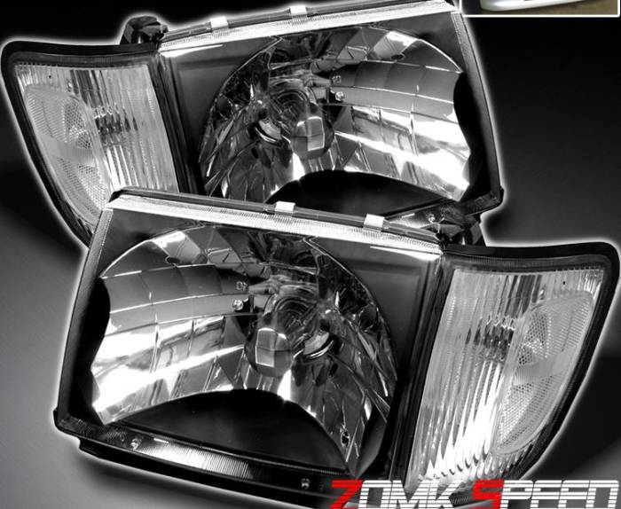 Custom - Black Crystal Headlights