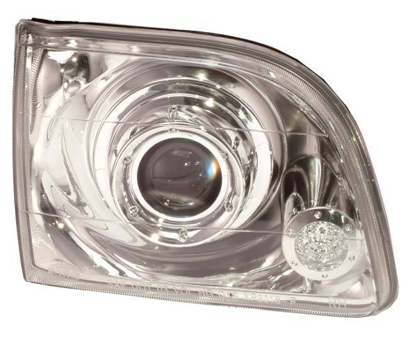 Custom - Bi-Xenon Chrome Projector Headlights