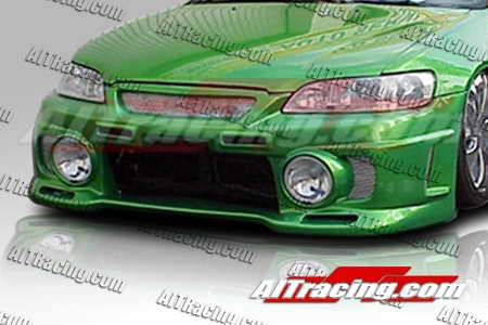 AIT Racing - Honda Accord AIT Racing EVO3-L Style Front Bumper - HA98HIEVO3FBL2