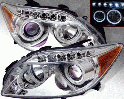 Custom - Chrome LED Halo Pro Headlights