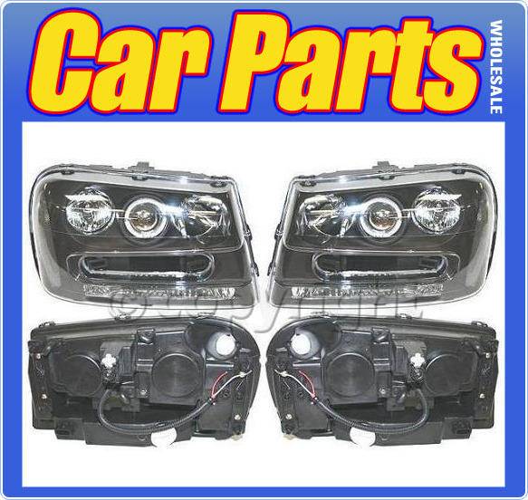 Custom - Euro Black Clear Headlights