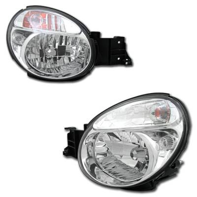 Custom - JDM Chrome Headlights