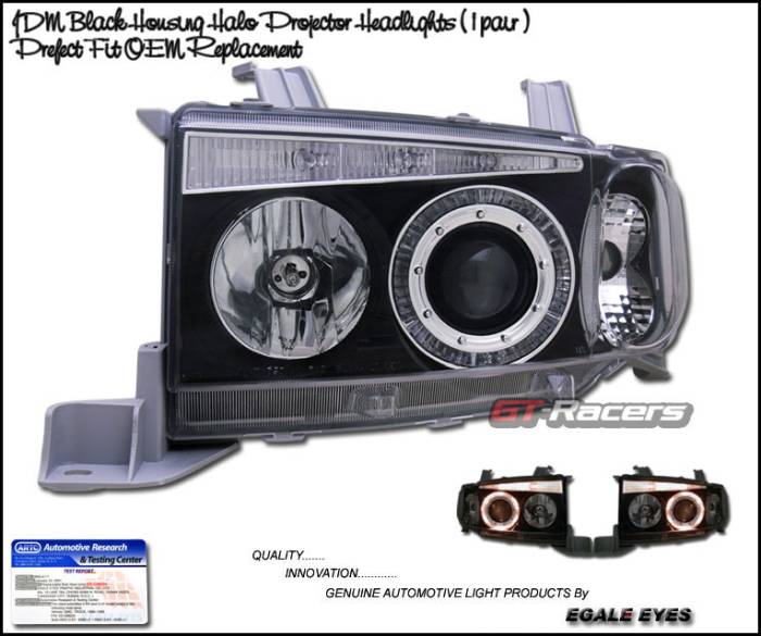 Custom - JDM Black Halo LED Headlights