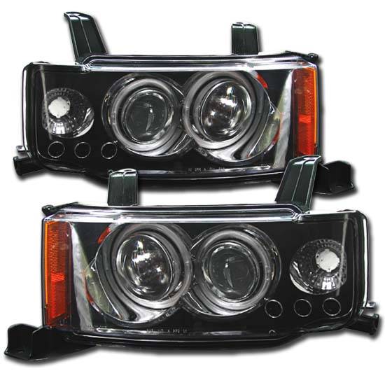 Custom - Euro Black Twin Pro LED Headlights
