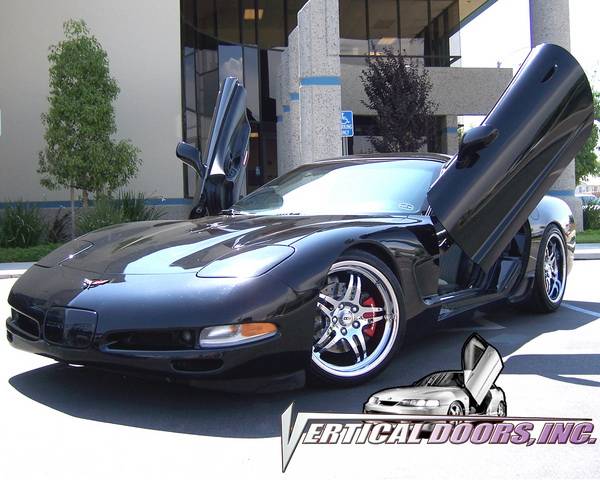 Vertical Doors Inc - Chevrolet Corvette VDI Vertical Lambo Door Hinge Kit - Direct Bolt On - VDCCHEVYCOR9704