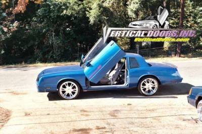 Vertical Doors Inc - Chevrolet Monte Carlo VDI Vertical Lambo Door Hinge Kit - Direct Bolt On - VDCCHEVYMC7988