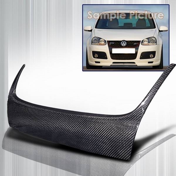 Custom Disco - Volkswagen Golf Custom Disco Carbon Hood Grille Cover - HG-CGLF06CF-ABS