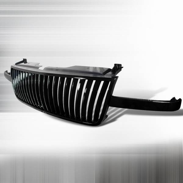 Custom Disco - Chevrolet Silverado Custom Disco Black Vertical Grille - HG-SIV06JMVT