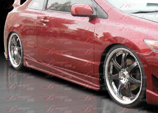 AIT Racing - Honda Civic 2DR AIT Racing Ace Style B-Magic Side Skirts - HC06BMACESS2