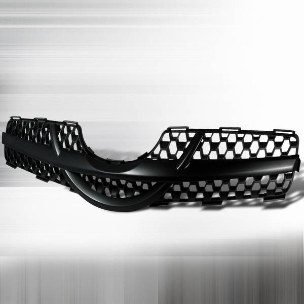 Custom Disco - Toyota Yaris Custom Disco JDM Black Front Grille - HG-YAR063JMTRD