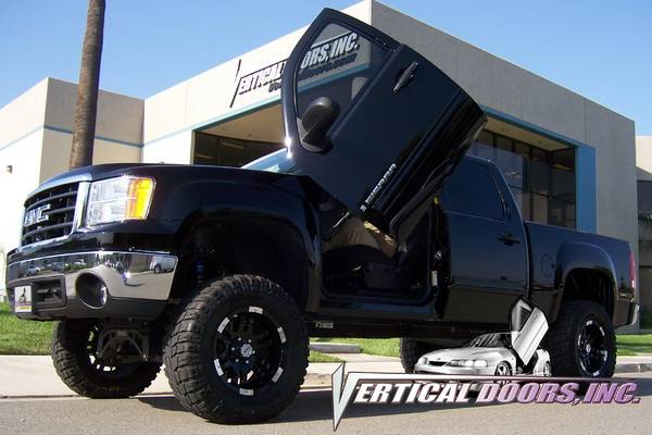 Vertical Doors Inc - GMC Sierra VDI Vertical Lambo Door Hinge Kit - Direct Bolt On - VDCGMCSIER07