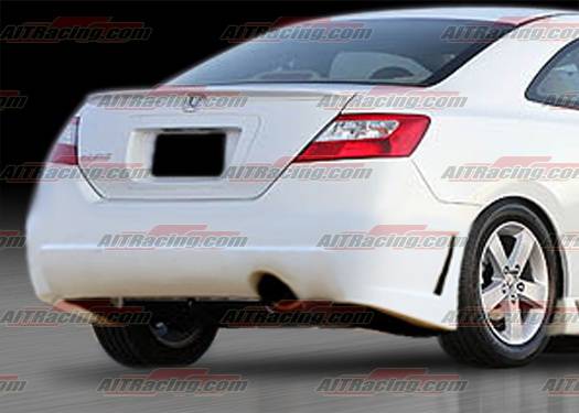AIT Racing - Honda Civic 2DR AIT Racing Zen Style Rear Bumper - HC06HIZENRB