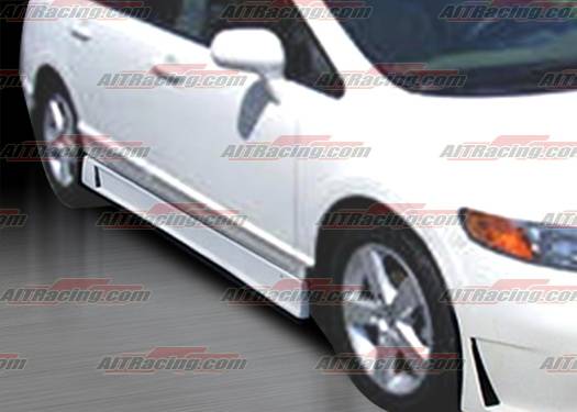 AIT Racing - Honda Civic 4DR AIT Racing Zen Style Side Skirts - HC06HIZENSS4