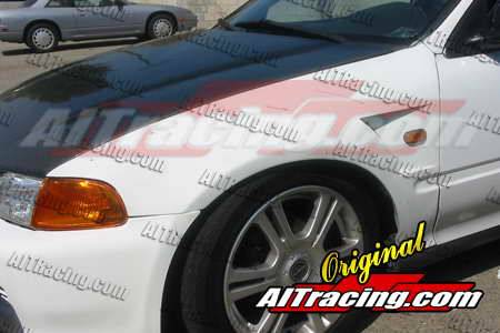 AIT Racing - Honda Civic AIT Racing D1 Style Front Fenders - HC92HID1SFF
