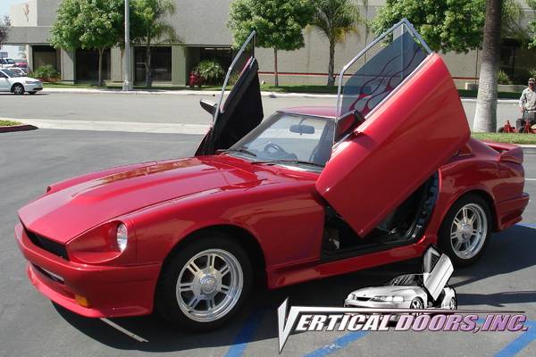 Nissan 280ZX VDI Vertical Lambo Door Hinge Kit - Direct Bolt On