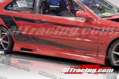 AIT Racing - Honda Civic 2DR AIT Racing Revolution Style Side Skirts - HC92HIREVSS2