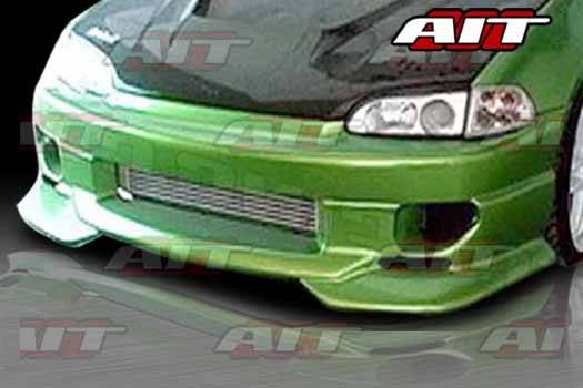 AIT Racing - Honda Civic AIT SFII Style Front Bumper - HC92HISFIIFB2