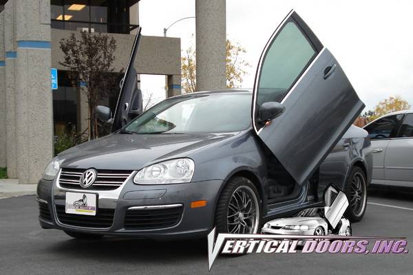 Vertical Doors Inc - Volkswagen Jetta VDI Vertical Lambo Door Hinge Kit - Direct Bolt On - VDCVOLKJETTA9905