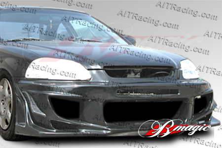 AIT Racing - Honda Civic AIT Racing Vascious Style Front Bumper - HC96BMVASFB