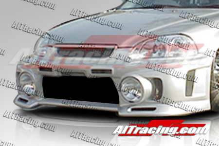 AIT Racing - Honda Civic AIT Racing EVO3-L Style Front Bumper - HC96HIEVO3FBL