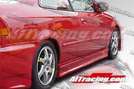 AIT Racing - Honda Civic AIT Racing EVO3 Style Side Skirts - HC96HIEVO3SS