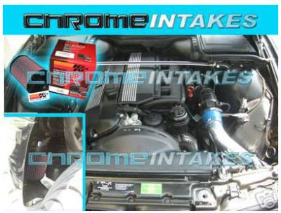 Custom - E46 Chrome Cold Air Intake - 325 328 330 - Plus 13 HP