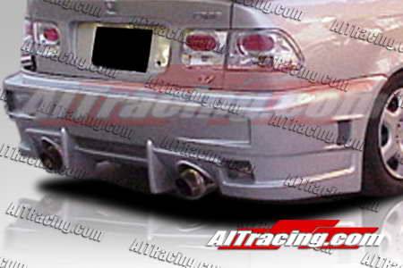 AIT Racing - Honda Civic AIT Racing EVO4 Style Rear Bumper - HC96HIEVO4RB