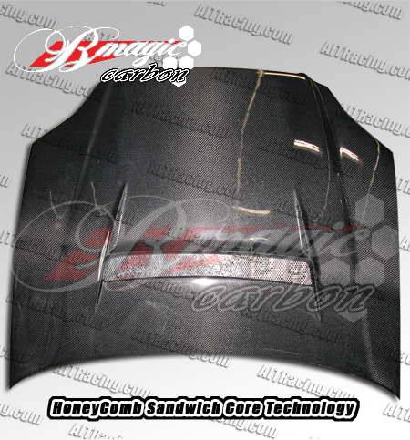 AIT Racing - Honda Civic AIT Racing N1 Style Carbon Fiber Hood - HC99BMN1SCFH