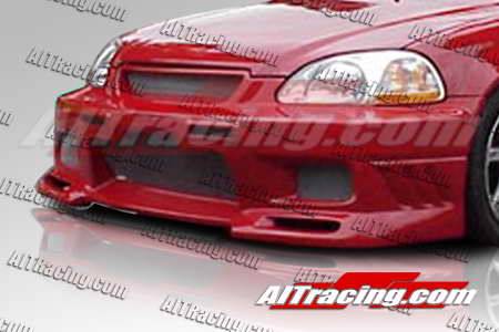 AIT Racing - Honda Civic AIT Racing EVO3 Style Front Bumper - HC99HIEVO3FB