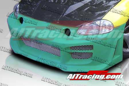 AIT Racing - Honda Del Sol AIT Racing R34 Style Front Bumper - HD93HIR34FB