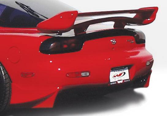 Wings West - Mazda RX-7 Wings West Aggressor Rear Spat Set - Fiberglass - 2PC - 490145