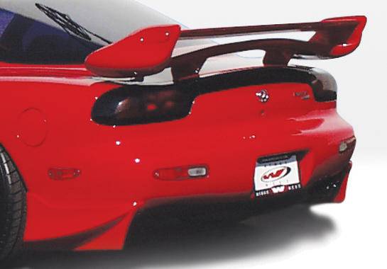 VIS Racing - Mazda RX-7 VIS Racing Aggressor Rear Spat Set - Fiberglass - 2PC - 490145
