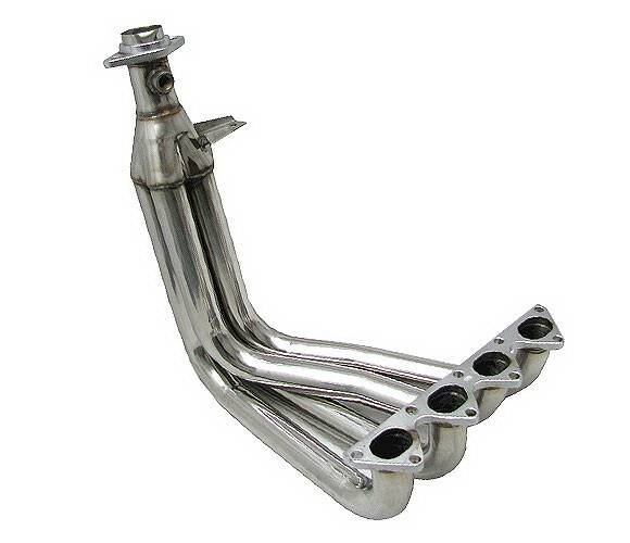 4 Car Option - Honda Civic 4 Car Option Stainless Steel Exhaust Header - HEAD-HC99SI
